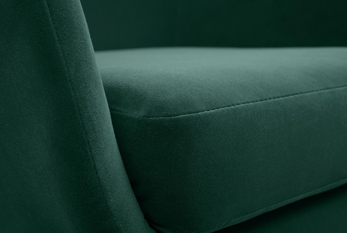 SESSEL SEDUTA, Modern Polstersessel Loungesessel, Velours-Stoff Grün - Grün, Holz/Metall (72.5/101.5/83cm) - MASSENO