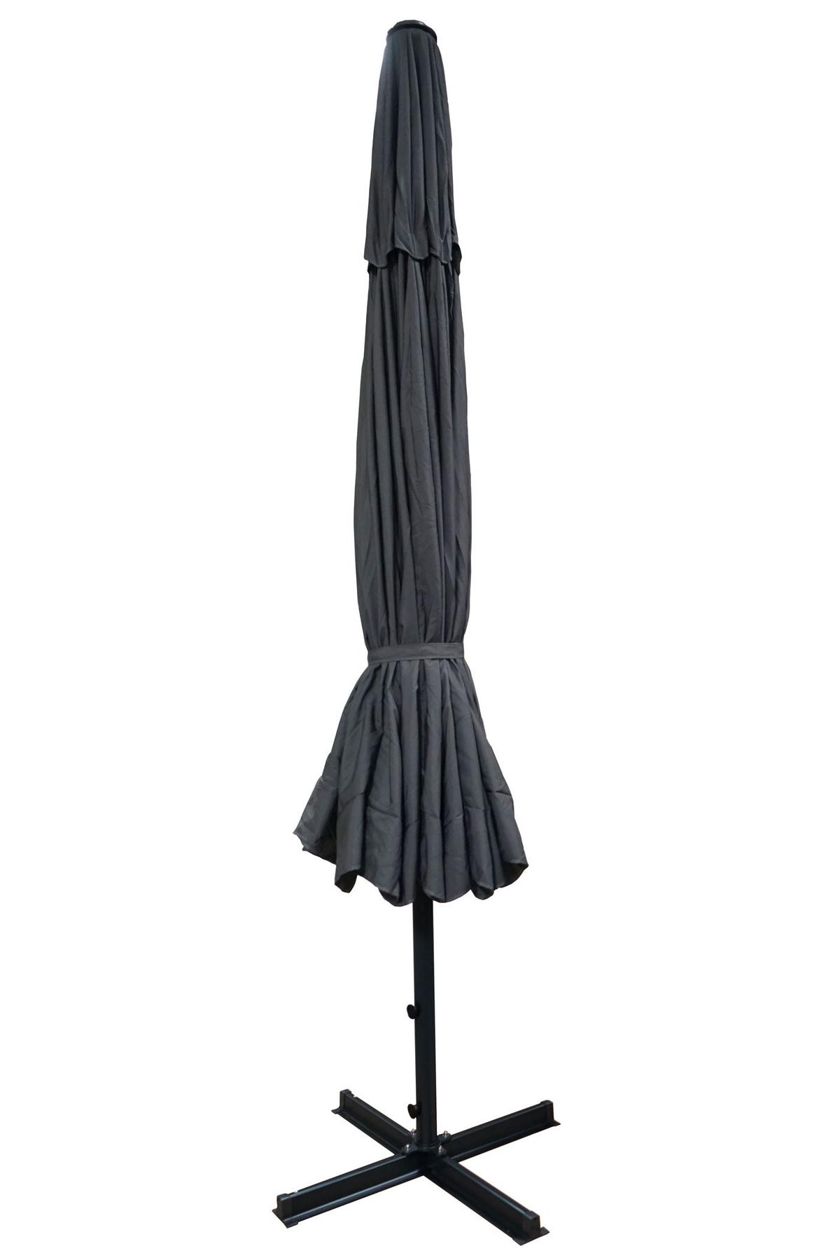 SONNENSCHIRM PRO Anthrazit - Anthrazit, Textil (500/500cm) - MCW