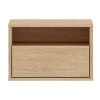 NACHTTISCH HEGGERS Eiche Mavelie 45 cm - Eichefarben/Beige, Holzwerkstoff (45/30/33cm) - Selsey