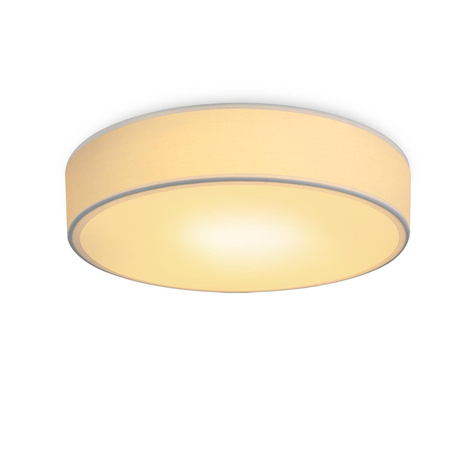 DECKENLEUCHTE Velsom 1-Flammig 30/30/5 cm - Weiß, Kunststoff (30/30/5cm) - ZMH