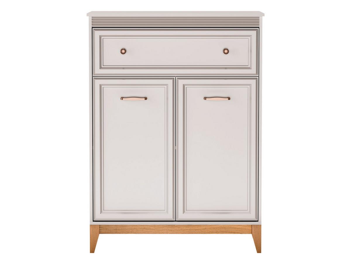 KOMMODE Windsor W-04 - Kaschmir/Eichefarben, Holz/Holzwerkstoff (92/126/41cm) - MIRJAN24