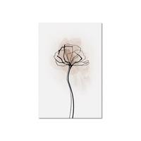 KUNSTDRUCK Grau 60/90 cm - Schwarz/Grau, Textil (60/90cm) - KUNSTLOFT