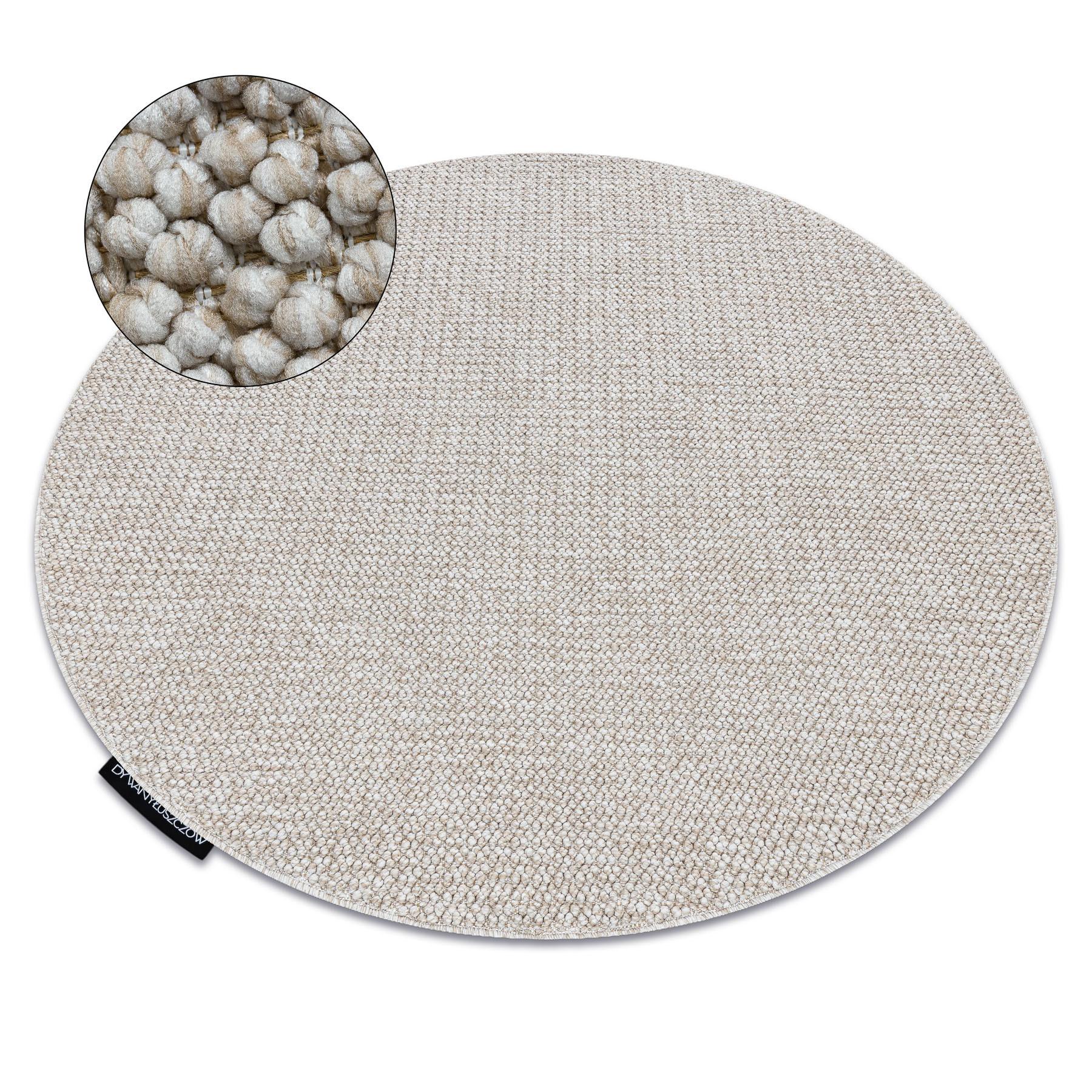TEPPICH Casablanca LOOP 200 cm - Beige, Textil (200/200cm) - rugsX