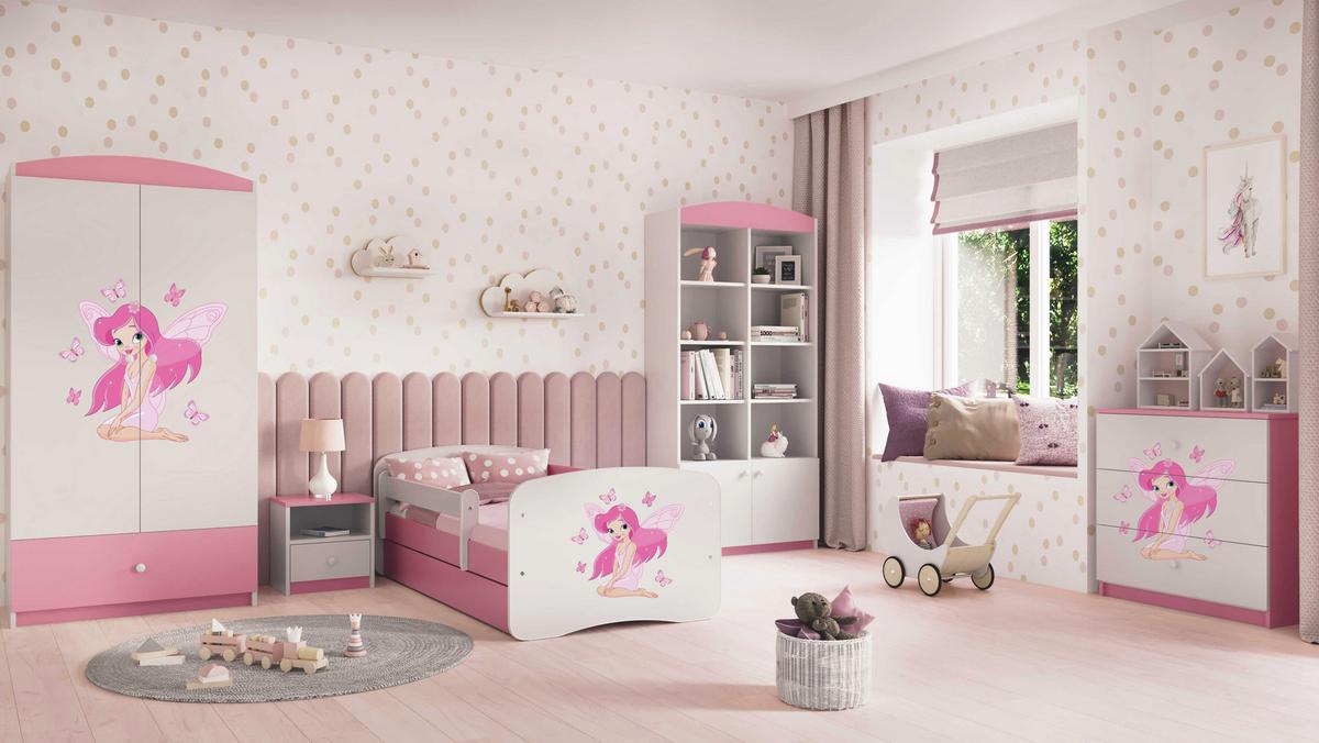KOMMODE Babydreams Elfe II 81/81/41 - Rosa, Holzwerkstoff (81/81/41cm) - RAUMHIRSCH FURNITURE