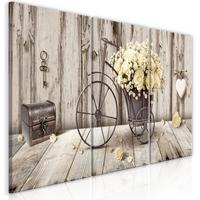KUNSTDRUCK Braun 120/60 cm - Gelb/Braun, Textil (120/60cm) - KUNSTLOFT
