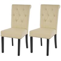 ESSZIMMERSTUHL FIELD IL Beige 2er-Set - Beige/Creme, Textil (47/98/62cm) - MCW