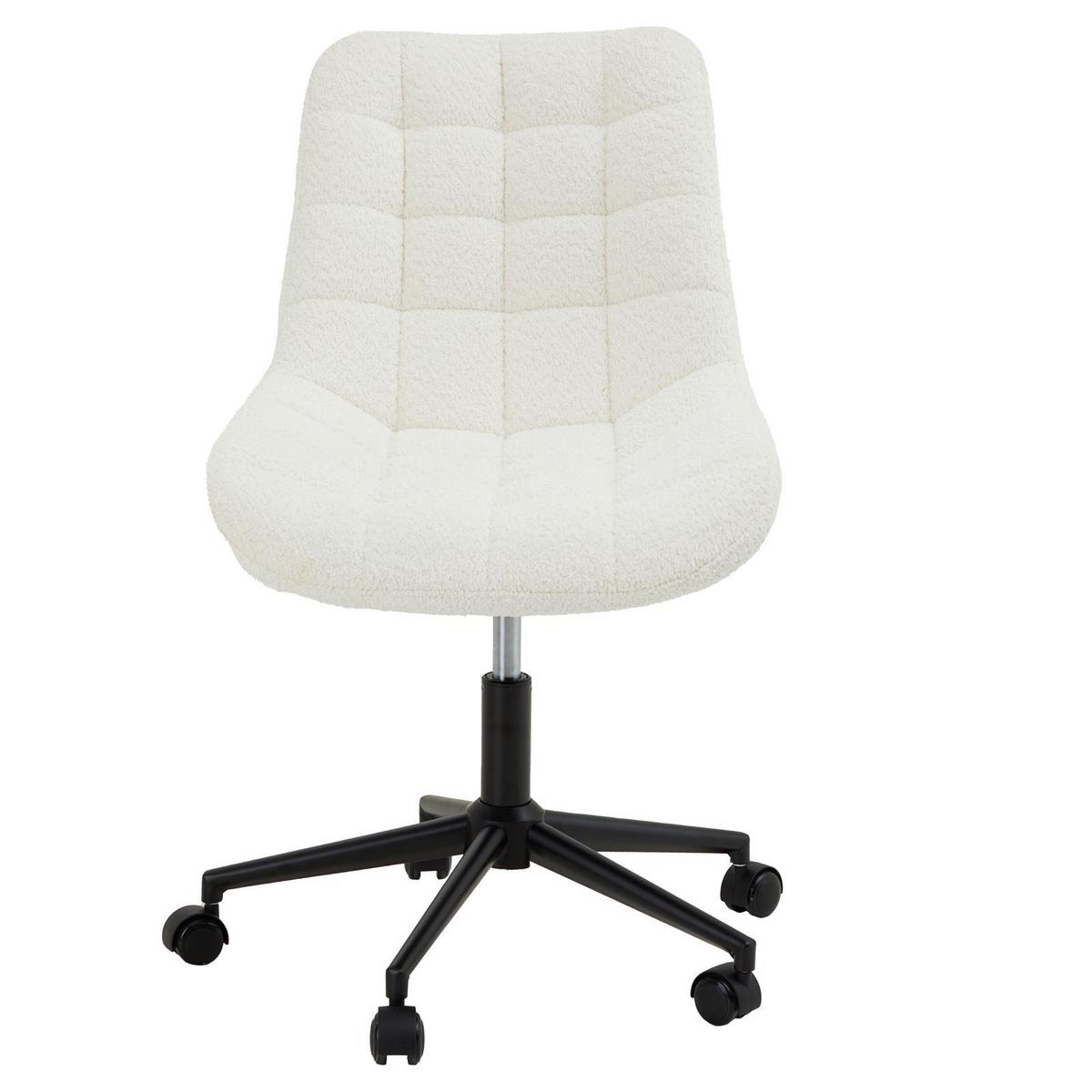 DREHSTUHL TASK weiß - Weiß, Textil (54/80/61cm) - IDIMEX