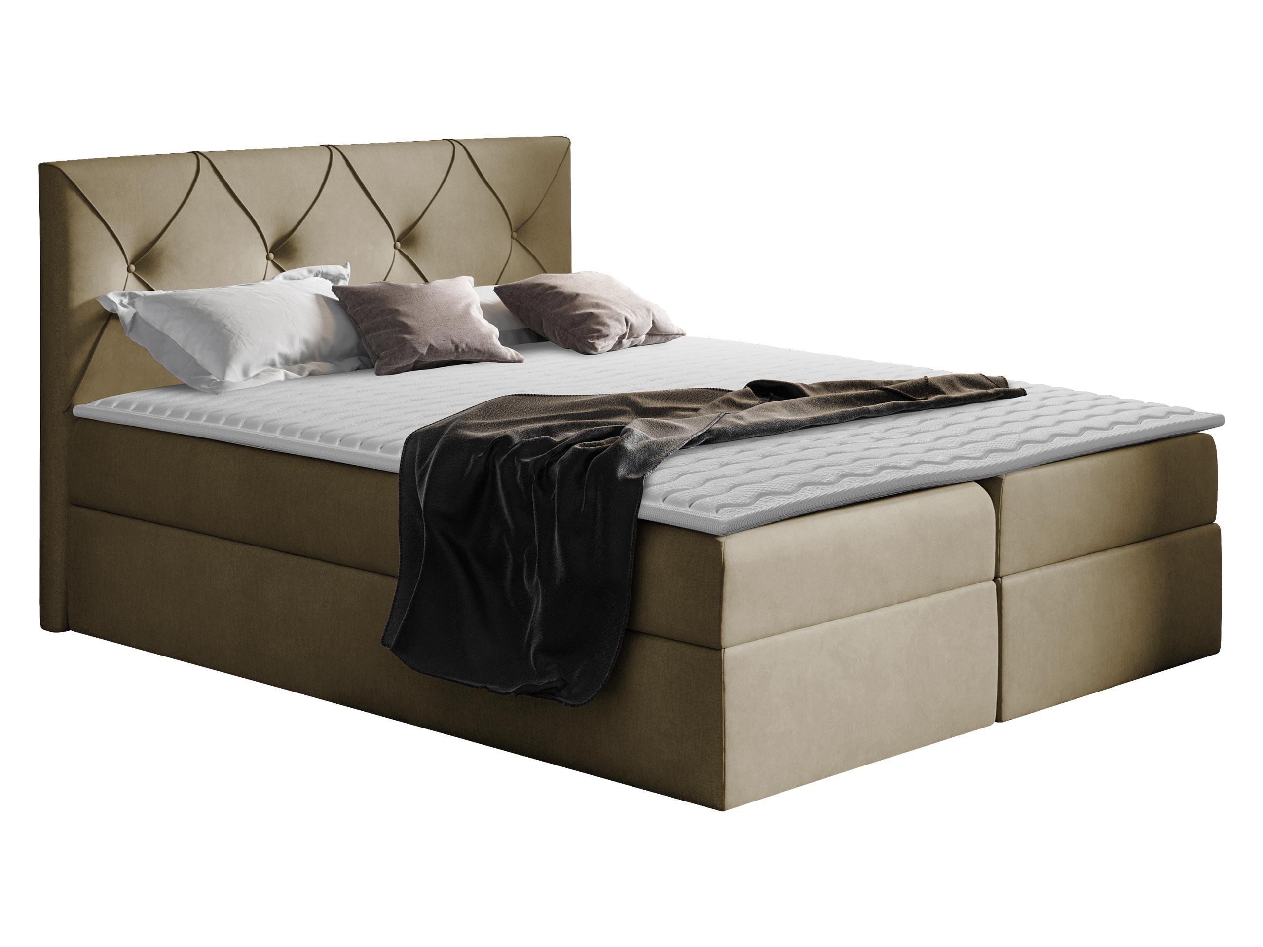 BOXBETT Crystal - H3 - Beige, Holz (160/200cm) - MIRJAN24