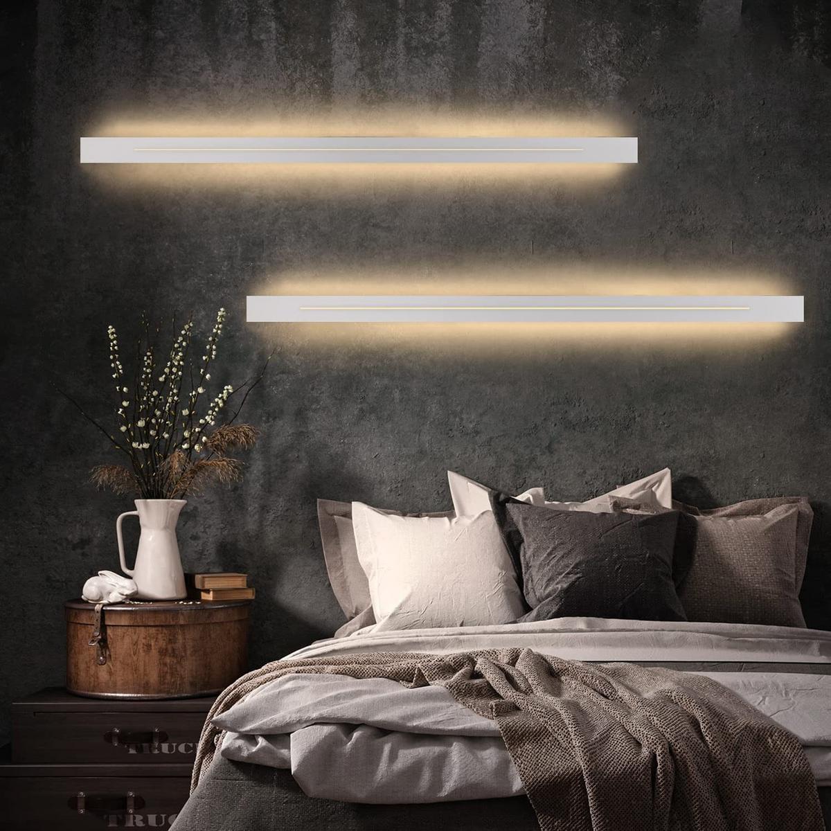 LED WANDLEUCHTE Raum - Weiß, Metall (5/4/100cm) - Nettlife