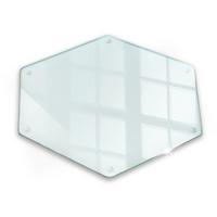 HERDABDECKPLATTE 40 cm Transparent Hexagon - Transparent, Glas (40/0.4/34.64cm) - TULUP