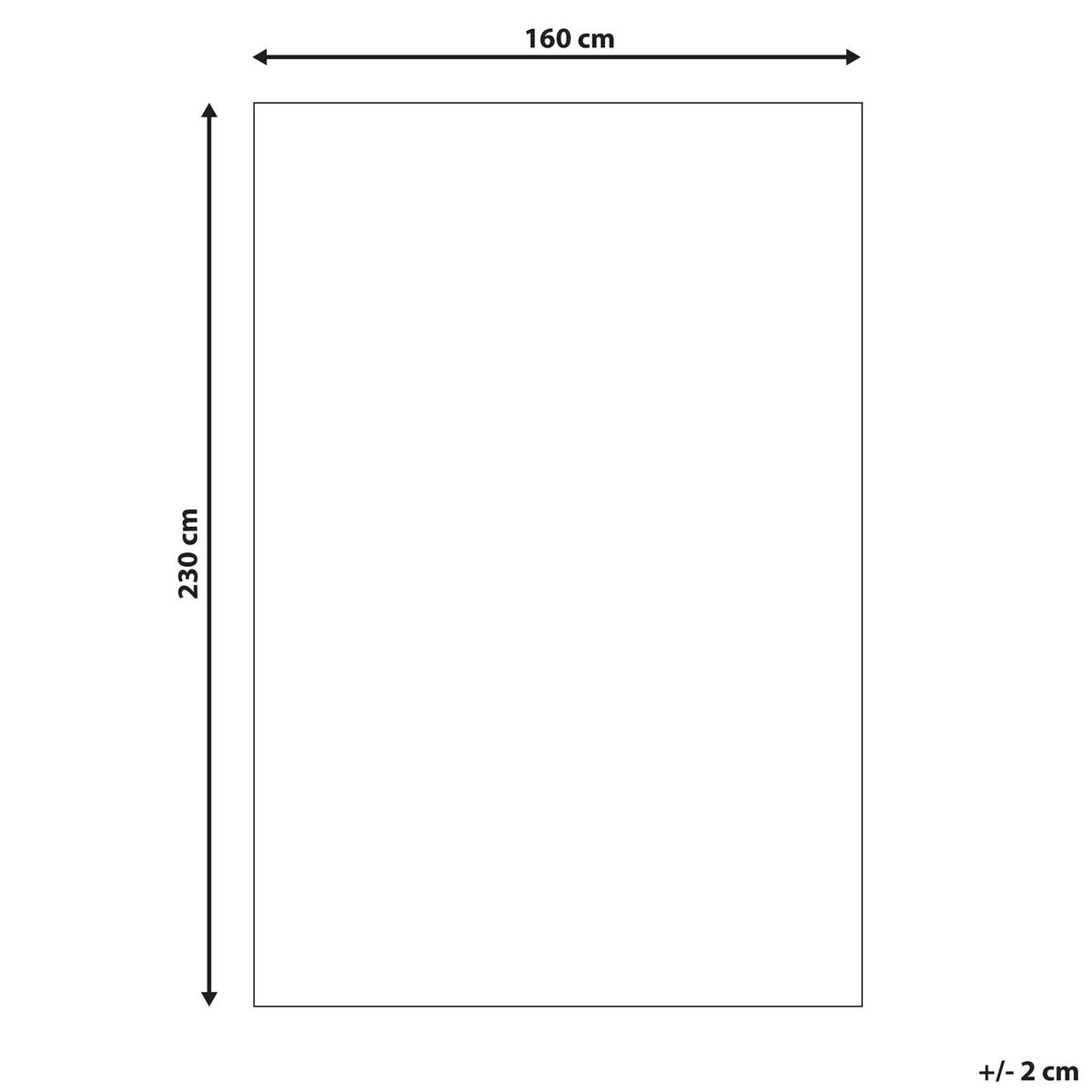 TEPPICH geflochten Beige 160/230 cm Bogazoren - Beige, Naturmaterialien (160/230cm) - Beliani