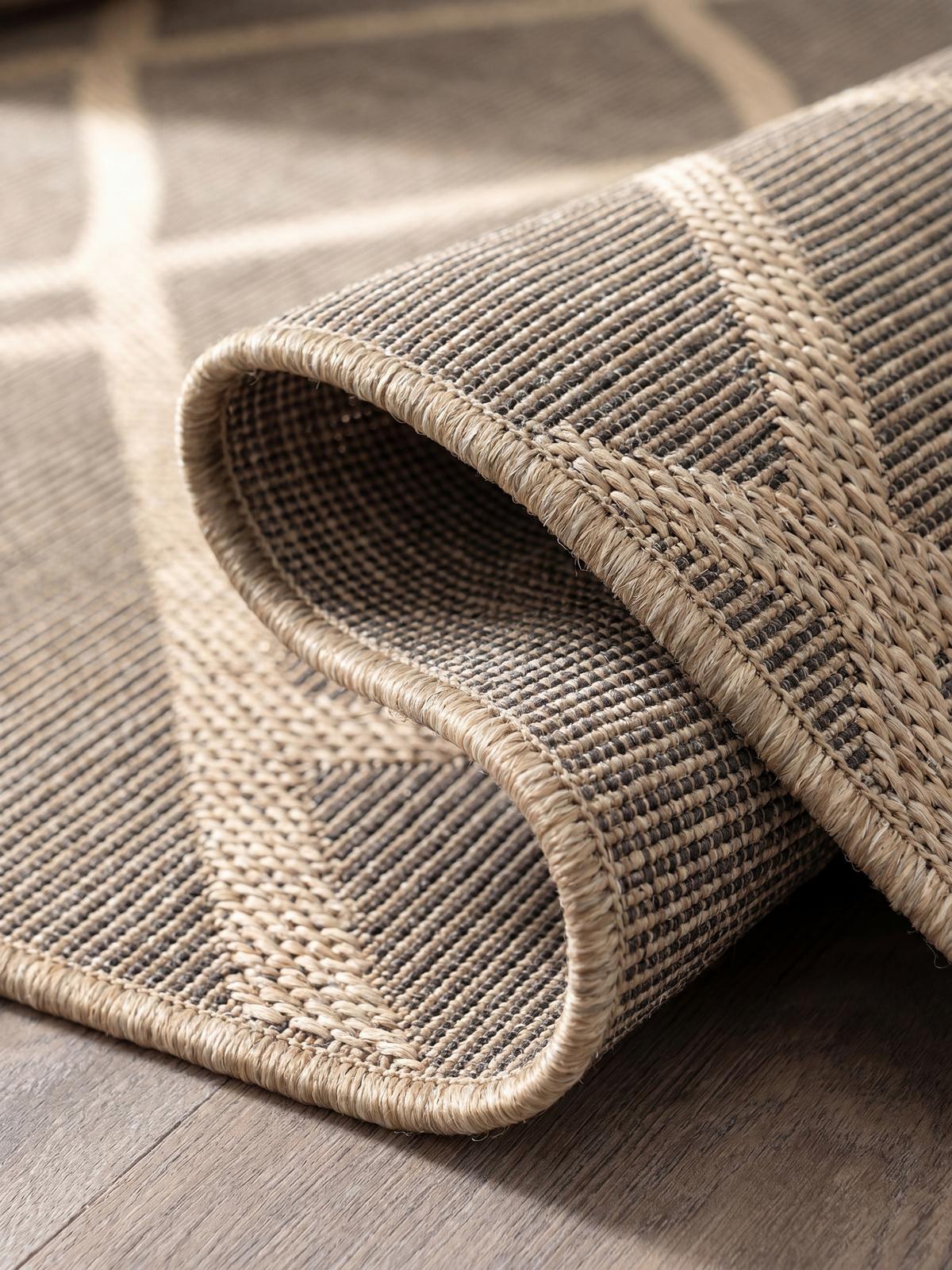 TEPPICHLÄUFER Berber BORNO Polypropylen Schwarz 80 x 150 cm - Schwarz, Textil (80/150cm) - KADIMA DESIGN