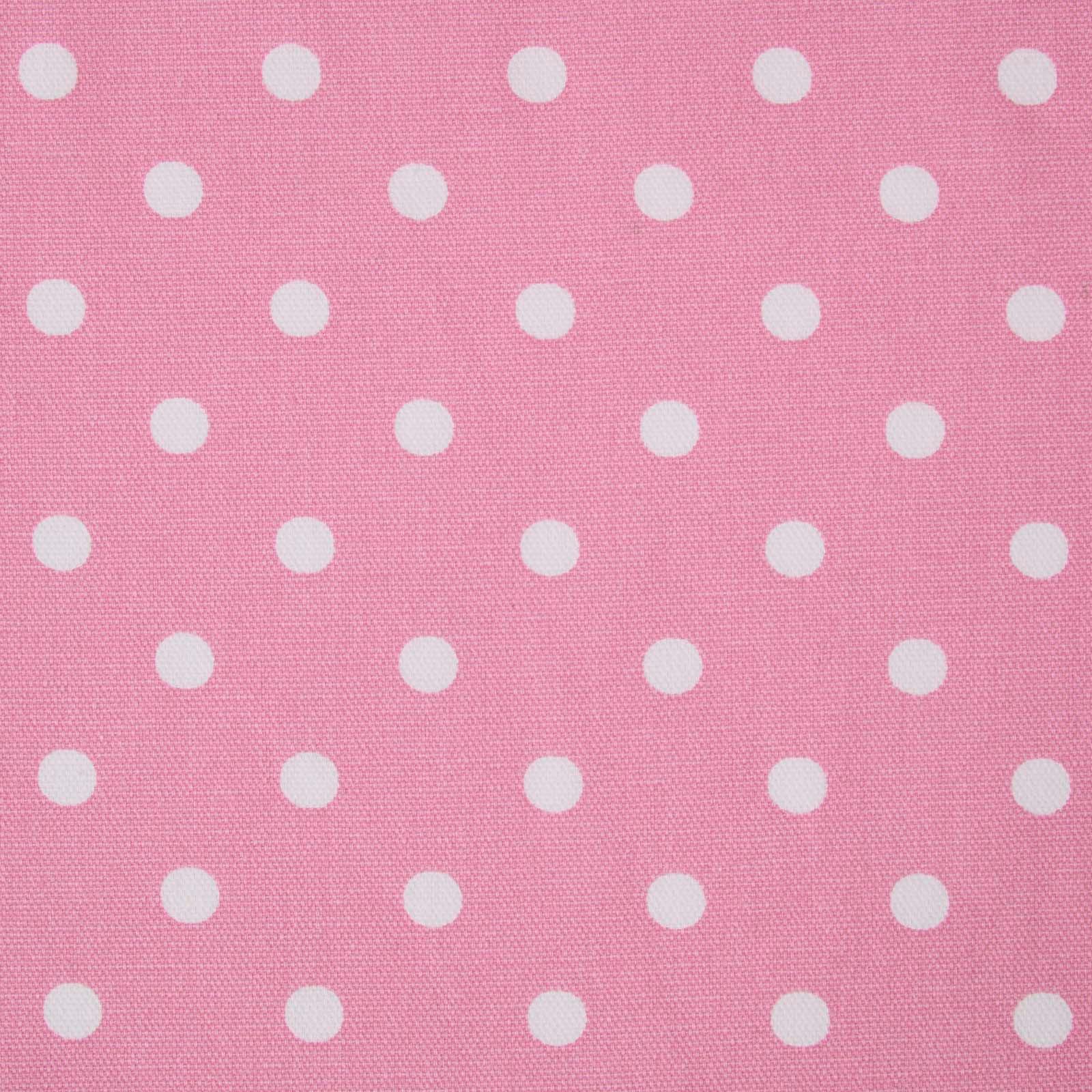 BAUMWOLLSTOFF Meterware Punkte rosa, 150 cm - Rosa, Textil (150/100cm) - Homescapes