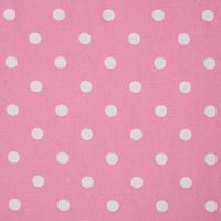 BAUMWOLLSTOFF Meterware Punkte rosa, 150 cm - Rosa, Textil (150/100cm) - Homescapes