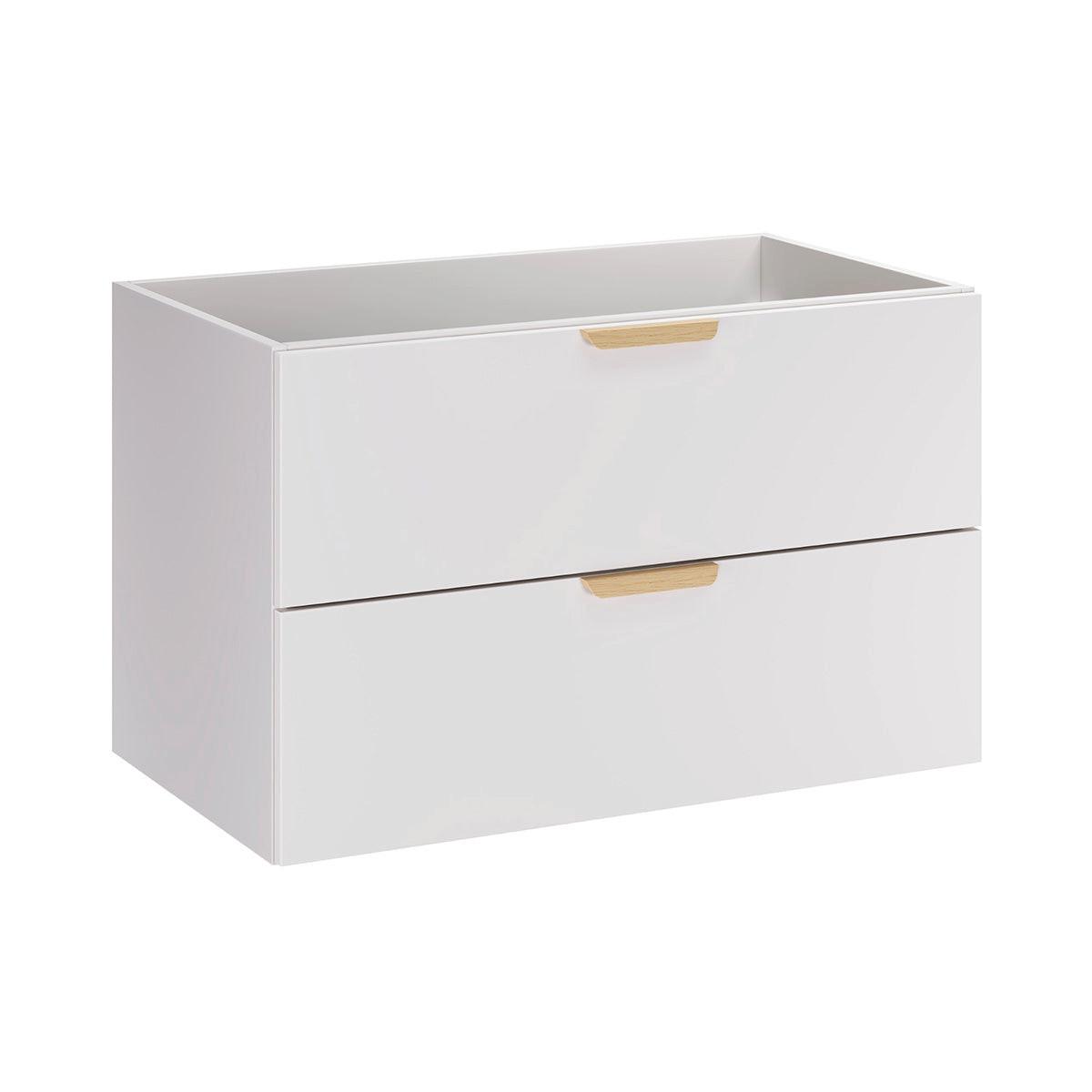 WASCHTISCHUNTERSCHRANK 80cm Oria Weiß - Weiß, Holzwerkstoff (80/50/45.5cm) - Petits-meubles