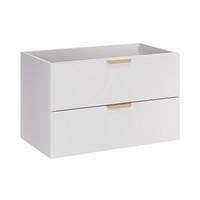 WASCHTISCHUNTERSCHRANK 80cm Oria Weiß - Weiß, Holzwerkstoff (80/50/45.5cm) - Petits-meubles