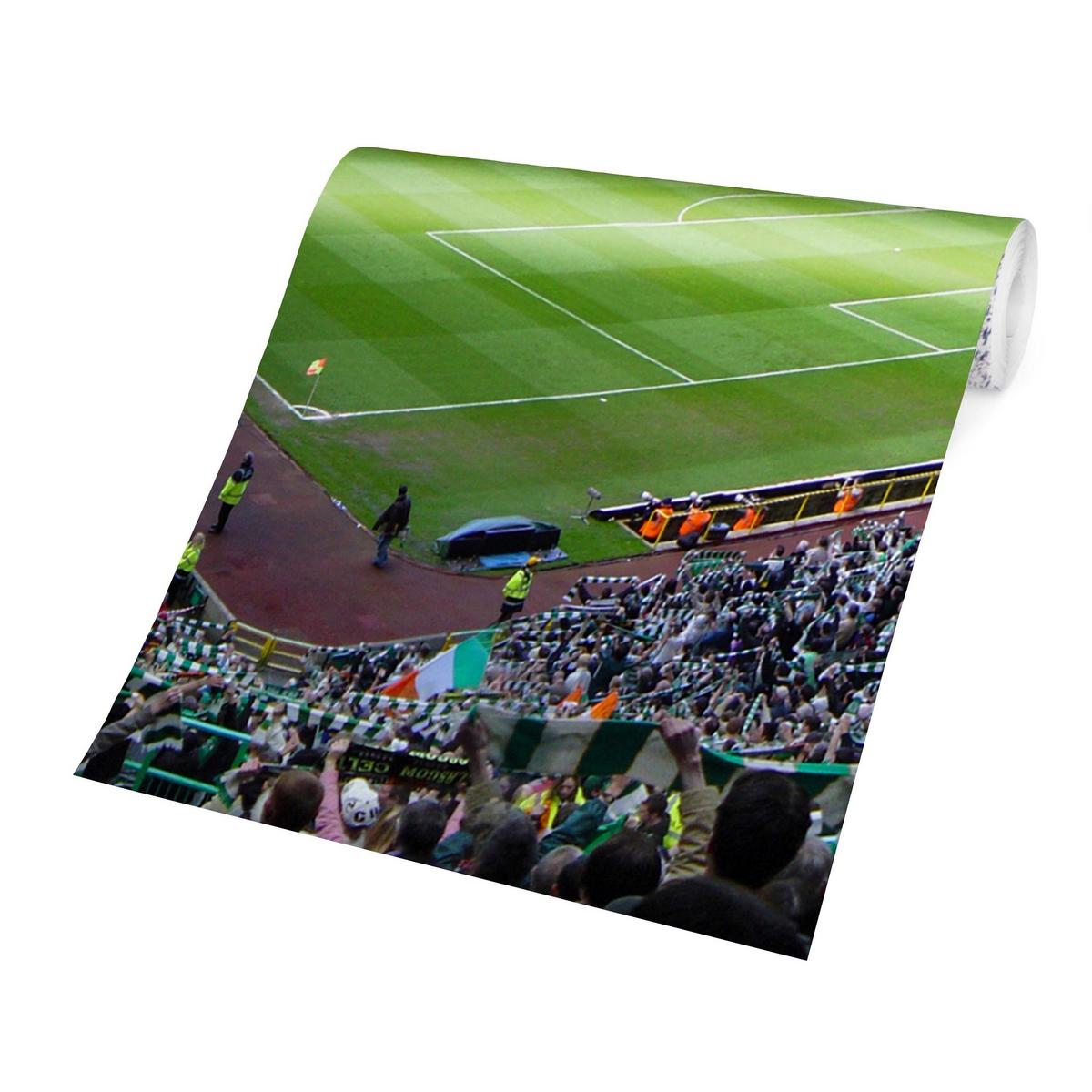 FOTOTAPETE Fußballstadion 288/190 cm - Multicolor, Papier (288/190cm) - Bilderwelten