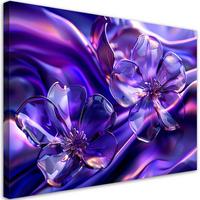 KUNSTDRUCK Lila 60/40 cm - Lila, Textil (60/40cm) - KUNSTLOFT