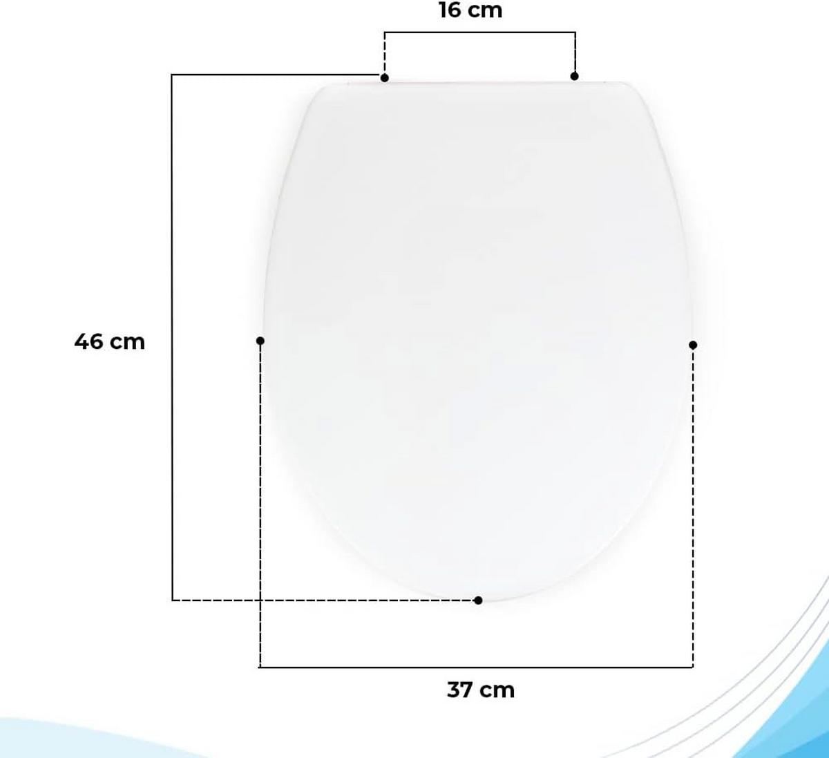 TOILETTENSIZT - Weiß, Kunststoff (37/5/46cm) - Bath4U