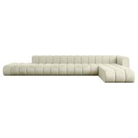 ECKSOFA modulares Sofa Zuvon-L3 - 478x177x70 cm Beige - Beige, Holzwerkstoff/Textil (478/177cm) - ALTDECOR
