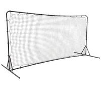 FUBBALLTOR Schwarz - Schwarz, Metall (373/183/151cm) - COSTWAY