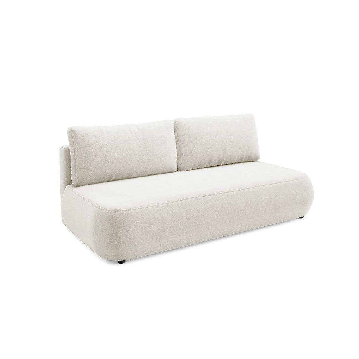 SOFA Antonio 3 Sitzplätze Weiß - Weiß, Holz (210/82/106cm) - Petits-meubles