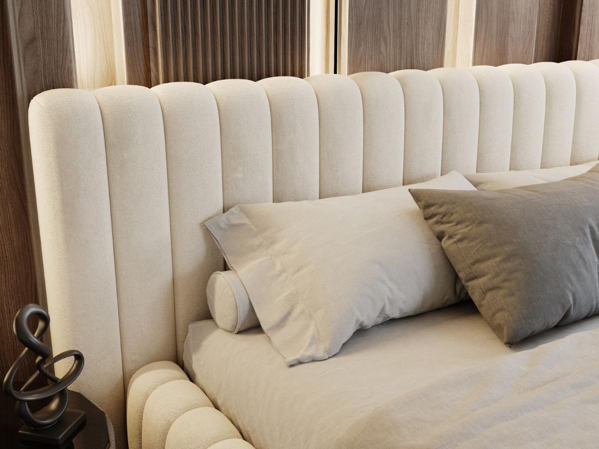 POLSTERBETT Bliss 180x200 Beige - Beige, Textil (180/200cm) - Graingold