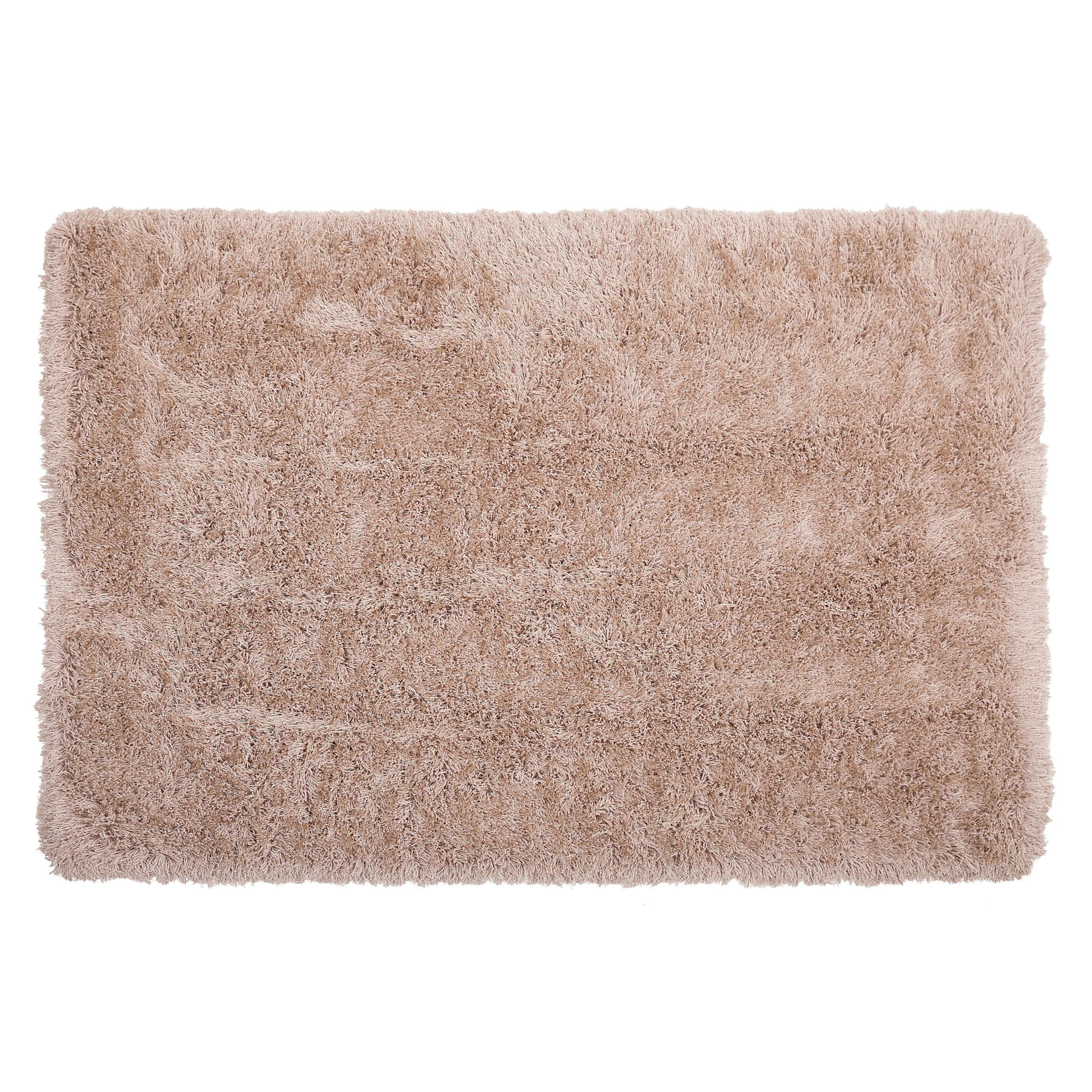 SHAGGY-TEPPICH Cide 200/140 cm - Beige, Kunststoff (140/200cm) - Beliani