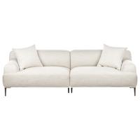 3-SITZER-SOFA Stoff Hellbeige Matila - Beige, Textil (233/70/94cm) - Beliani