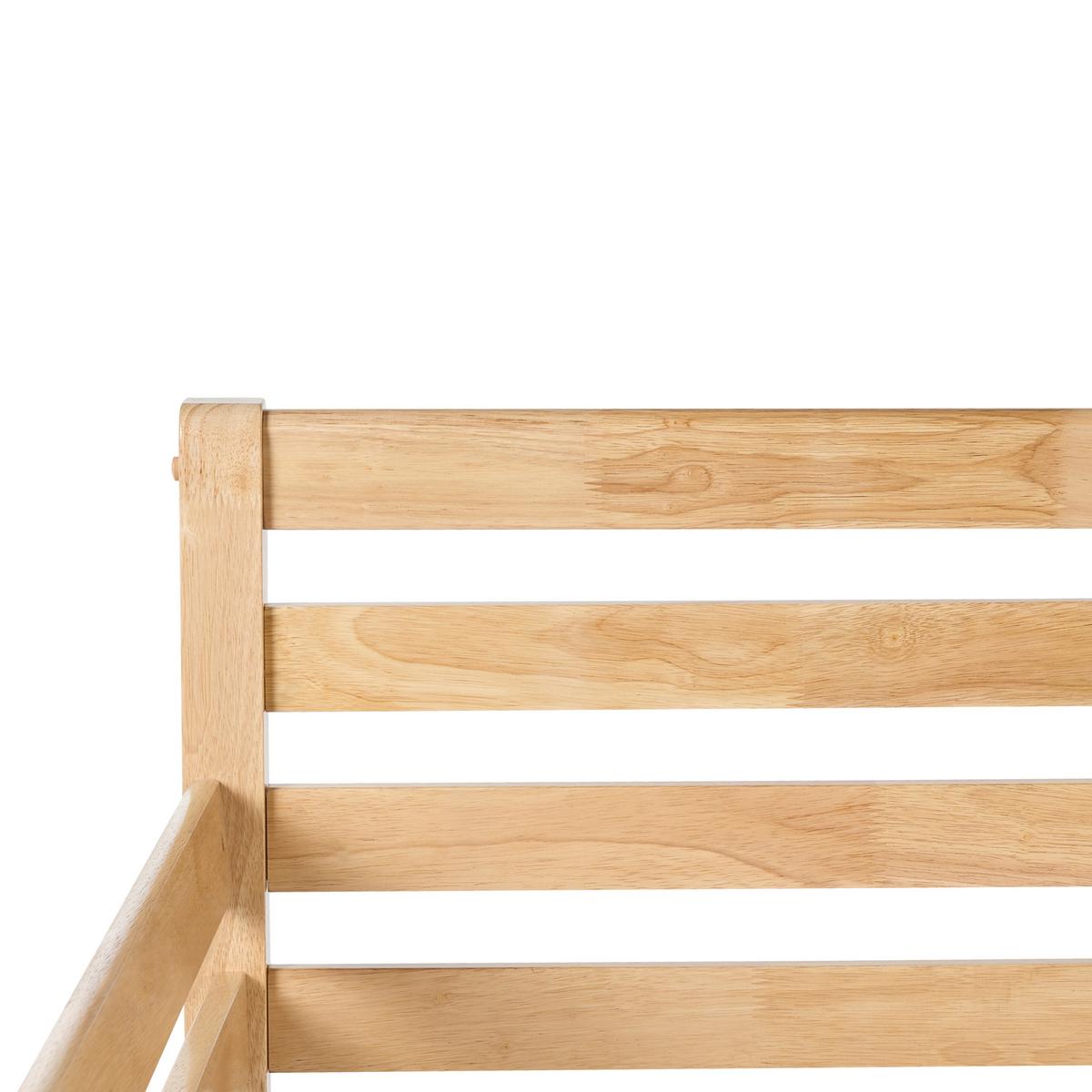 TAGESBETT Holz 90/200 cm Naturfarben Theza - Naturfarben, Holz (90/200cm) - Beliani