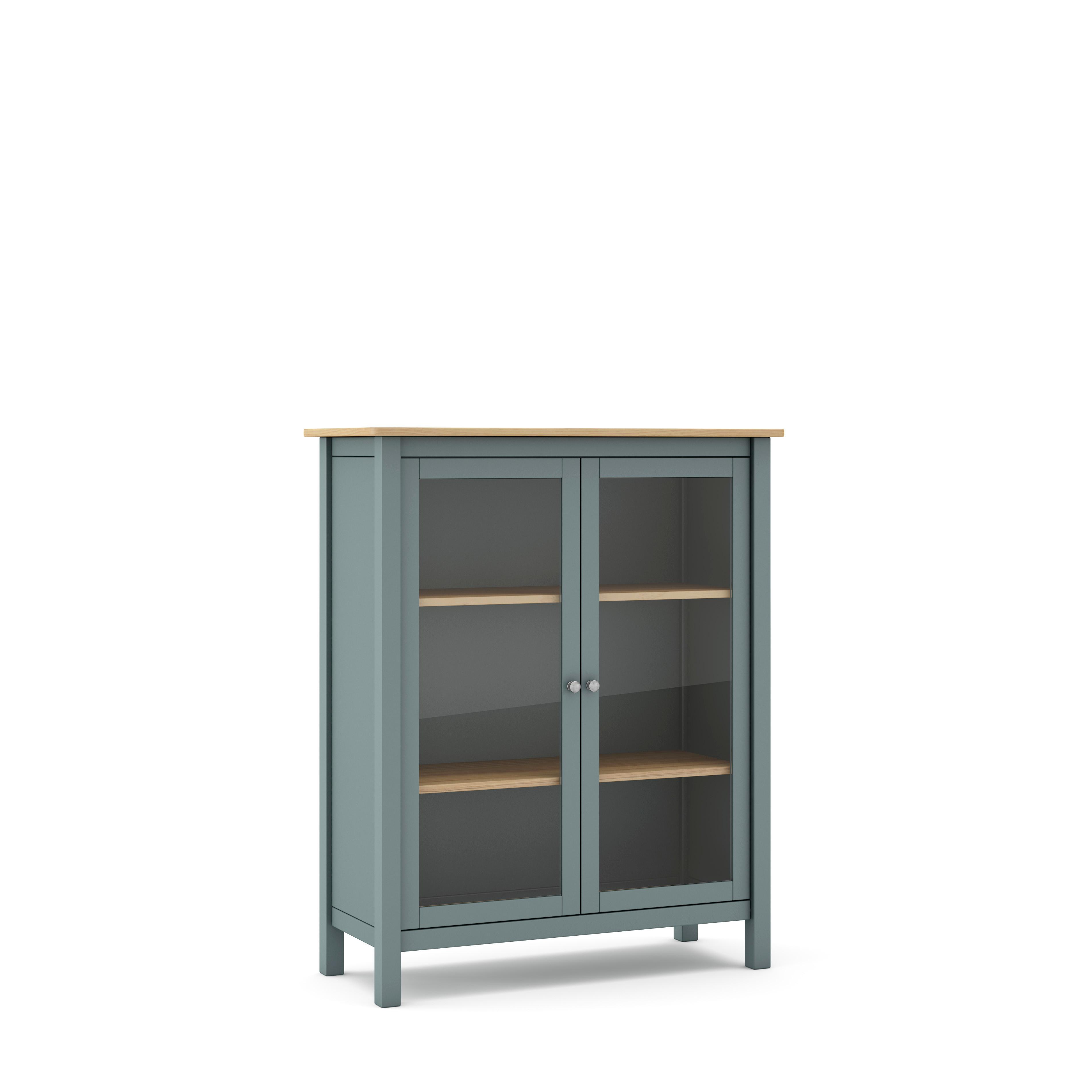 ESSZIMMERSCHRANK Misti Grün 90/40/110 cm - Grün, Holz (40/110/90cm) - Calicosy