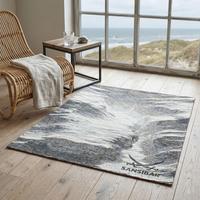 FLACHWEBTEPPICH Keitum 130x190 cm - Grau, Textil (130/130cm) - Sansibar SYLT