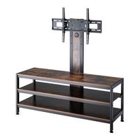 TV-HALTERUNG Stockholm - Wildeiche/Schwarz, Holzwerkstoff/Metall (120/108/40cm) - pro.tec