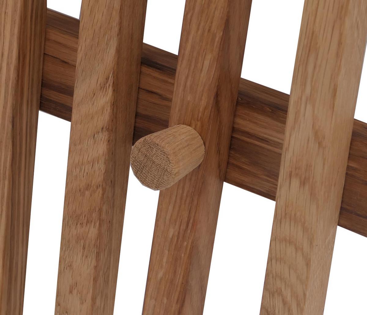 GARDEROBENPANEEL 3ER-SET Eiche Dekor - Eiche Wotan, Holz (38/40/12cm) - MCW