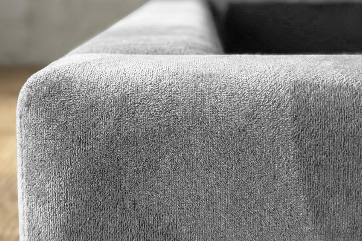 POLSTERBETT CATTURA Grau Velvet - Grau, Textil (160/200cm) - KAWOLA