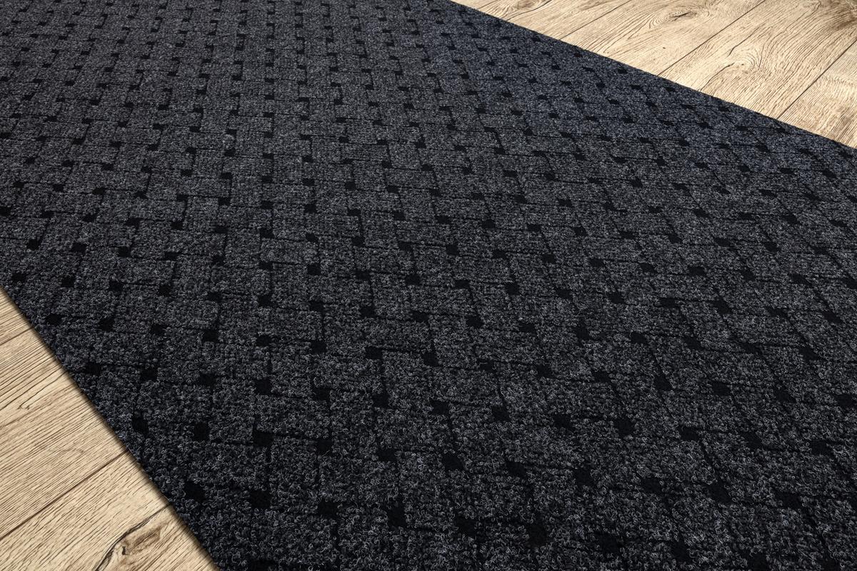 TÜRMATTE rutschfest VECTRA 200/160 cm - Anthrazit, Textil (200/160cm) - rugsX