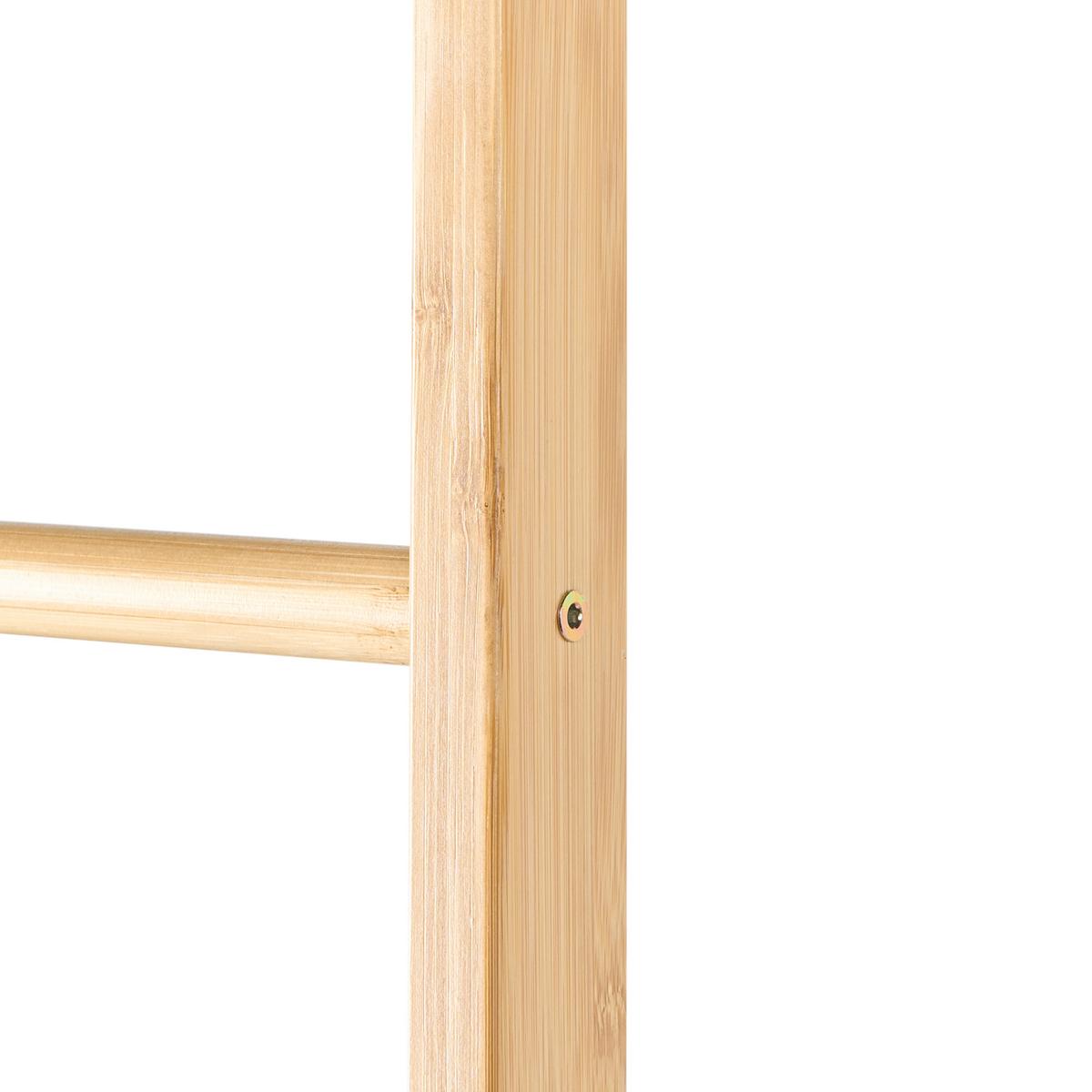 HANDTUCHHALTER Heller Holzfarbton Manaus - Hellbraun, Holz (44/160/4cm) - Beliani