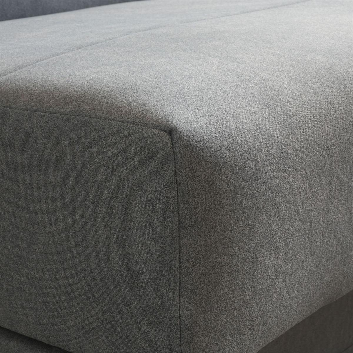 SCHLAFSOFA VERO II mit Schlaffunktion Castel 91 - Grau, Textil (191/88/90cm) - Lookway