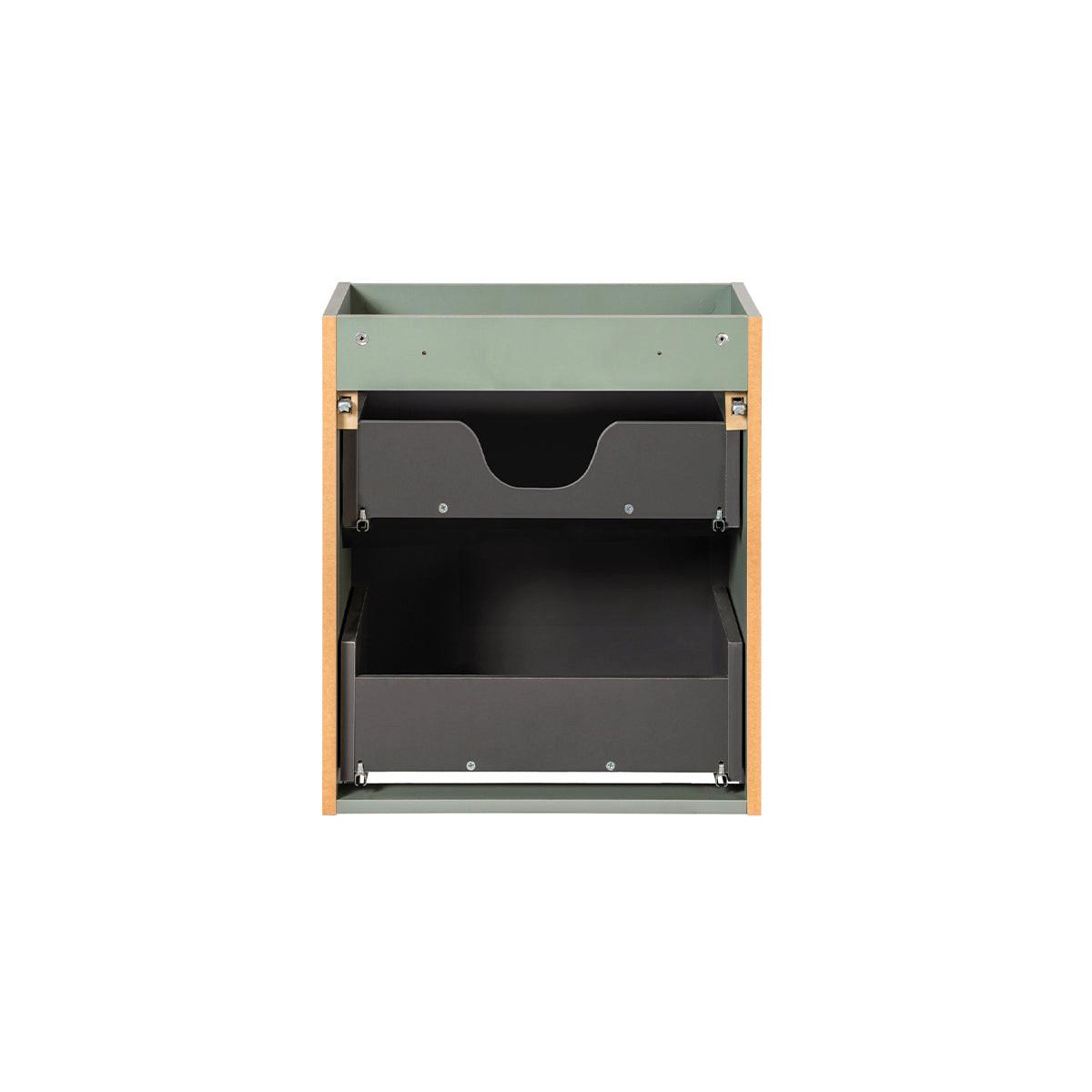 WASCHTISCHUNTERSCHRANK 50cm Jade Grün - Grün, Holzwerkstoff (50/57/40cm) - Petits-meubles
