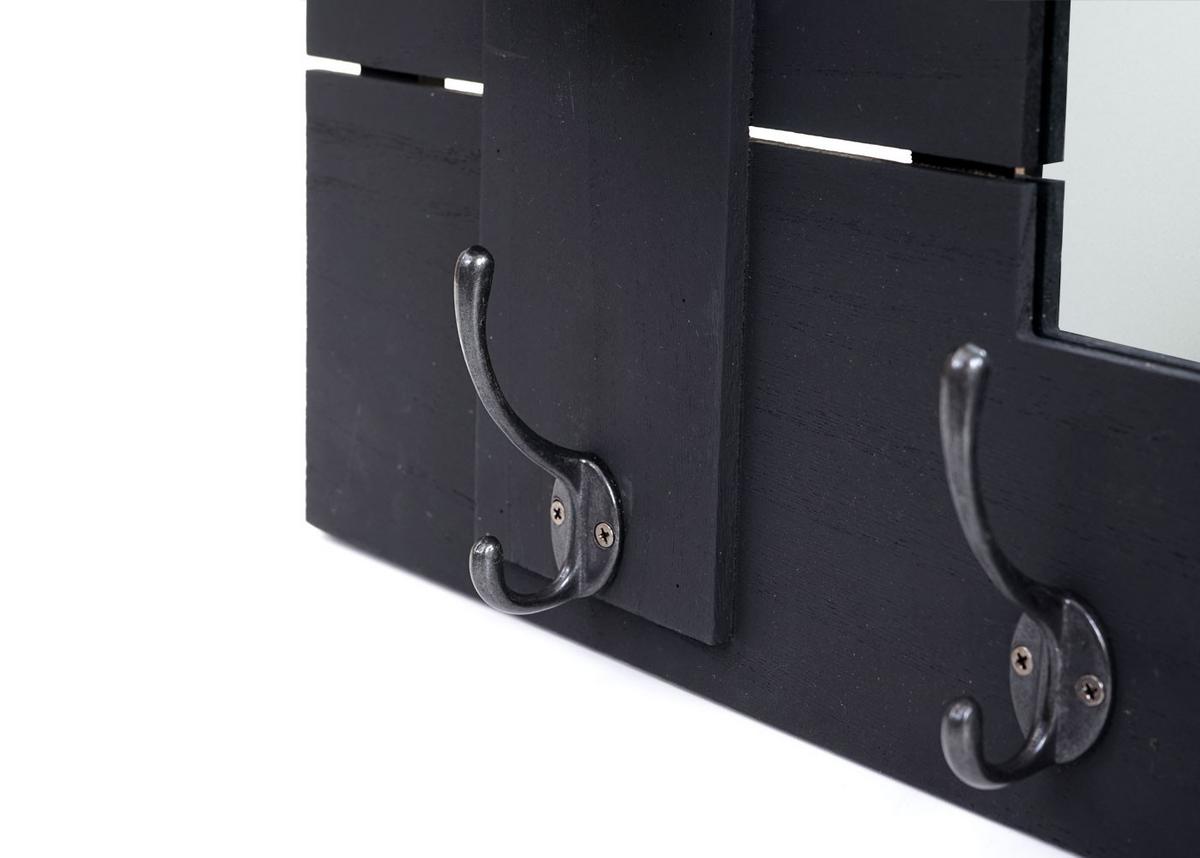 WANDGARDEROBE MIT SPIEGEL Grau - Grau, Holz (90/60/14cm) - MCW