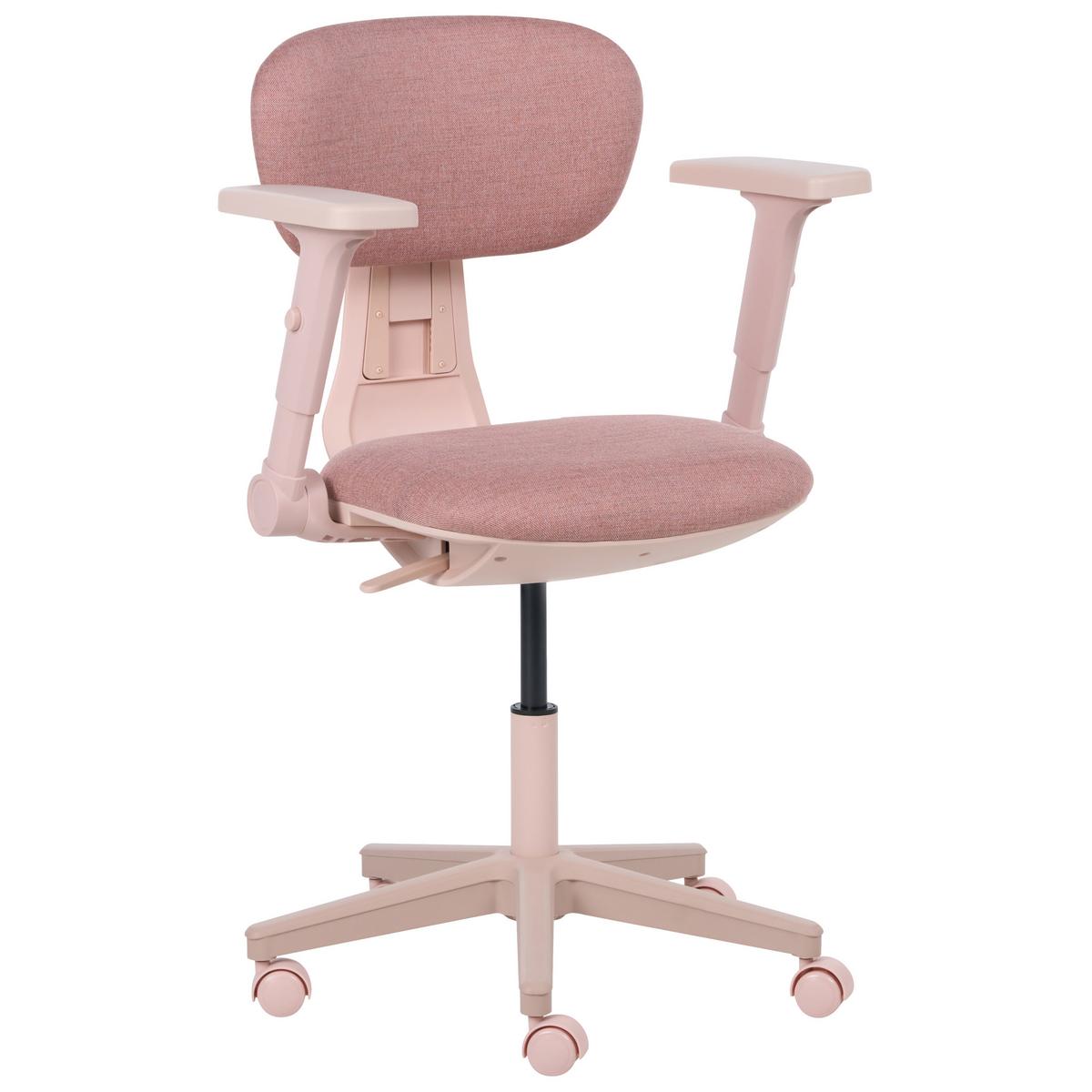 BÜROSTUHL Stoff Rosa Core - Pink, Textil (68/88/68cm) - Beliani