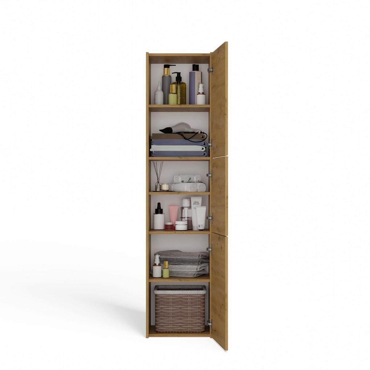 BADEZIMMERSCHRANK Artisan 40/170/30 - Eiche Artisan, Holzwerkstoff (40/170/30cm) - RAUMHIRSCH FURNITURE