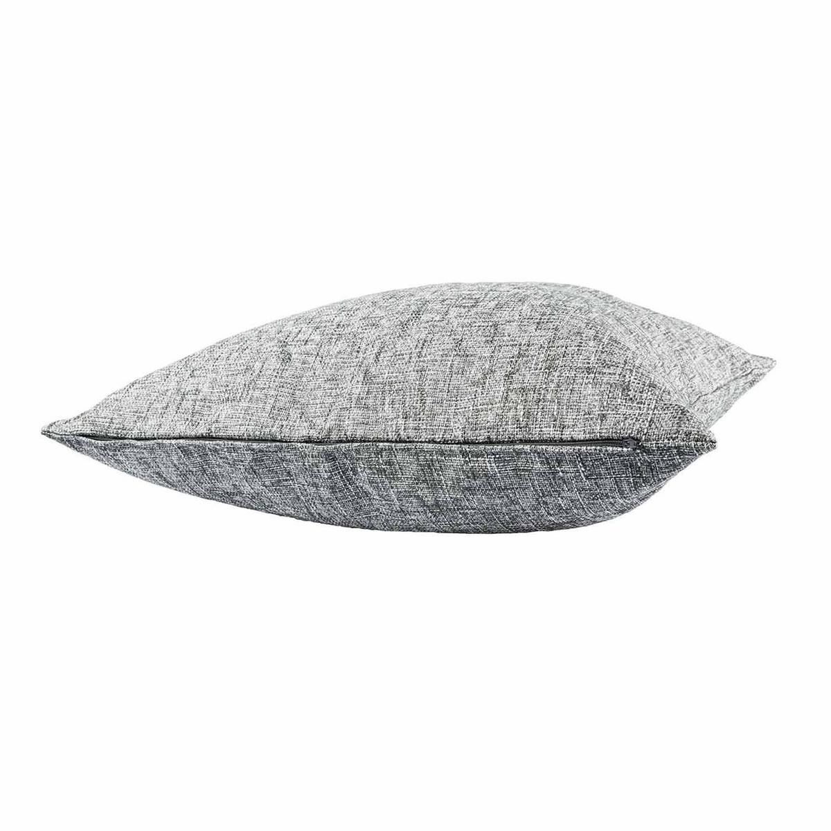 KISSENHÜLLE Bouclé dunkelgrau 45/45 cm - Dunkelgrau, Textil (45/45cm) - Homescapes