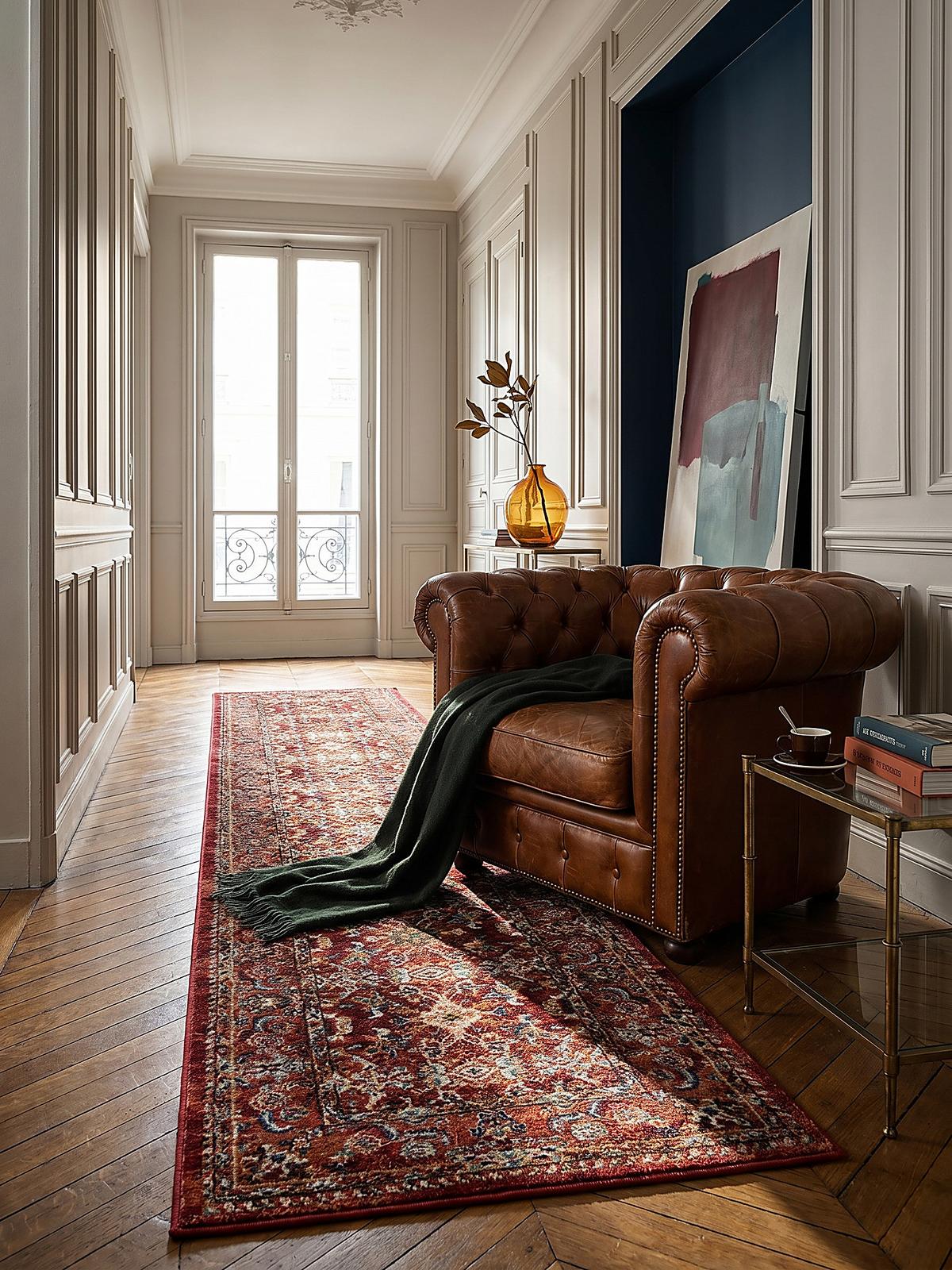 KURZFLORTEPPICH GLAZERT, orientalisch, Rot, 60 x 230 cm - Rot, Textil (230/60cm) - KADIMA DESIGN
