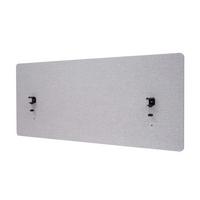 AKUSTIK-TISCHTRENNWAND Grau - Grau, Textil (140/60/2cm) - MCW