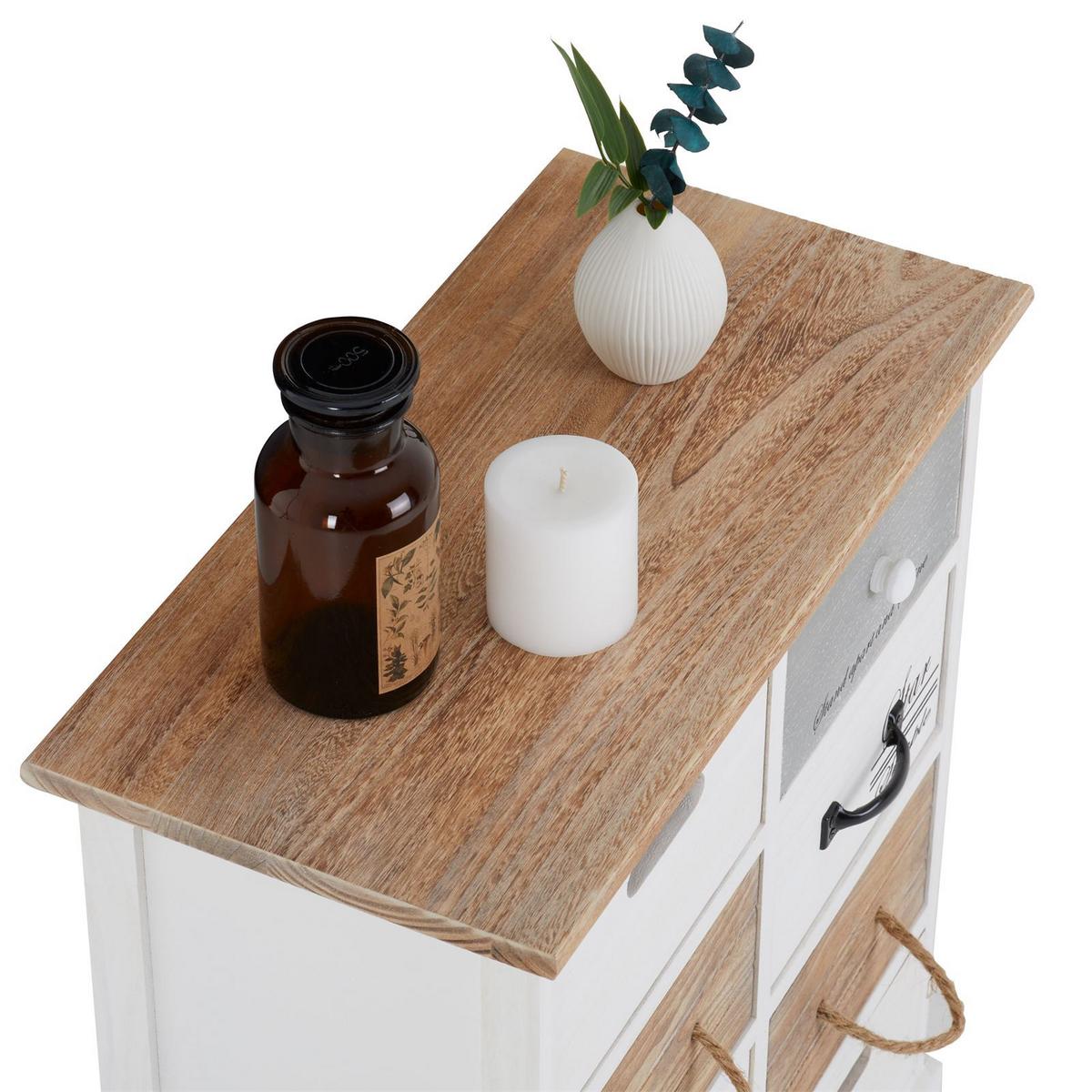 KOMMODE SALVA weiß - Weiß, Holz (53/64/27cm) - CARO-Möbel