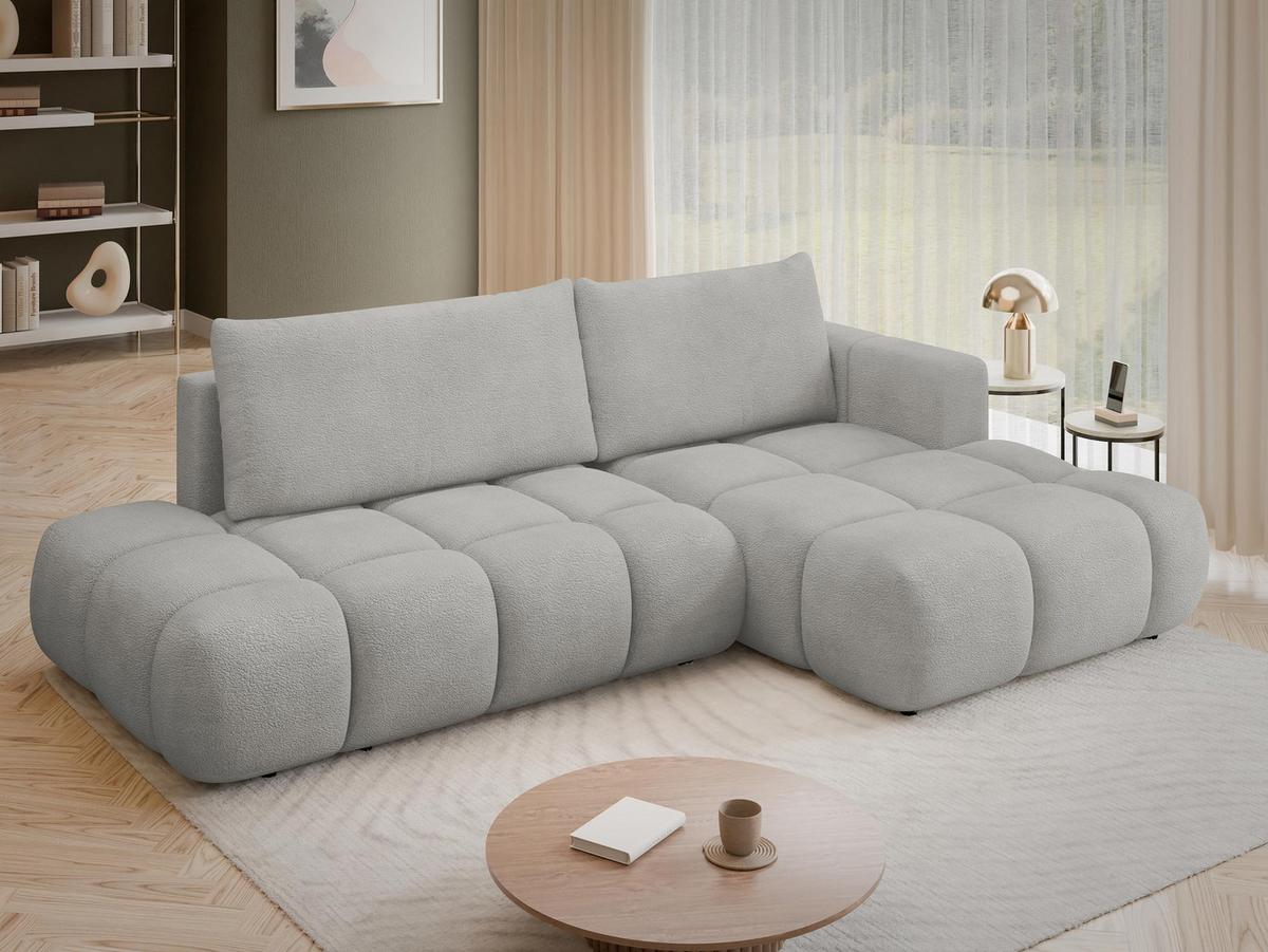 ECKSOFA Soffi, Seite: Rechts - Schwarz/Grau, Holz/Kunststoff (283/166cm) - MIRJAN24