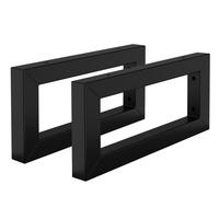WANDKONSOLE - Schwarz, Metall (35/15/3cm) - ML-DESIGN