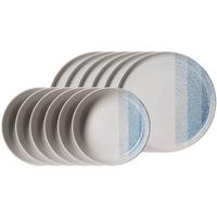 TAFELSERVICE Trio Blau 12-tlg. - Blau, Keramik (2/2/2cm) - Ritzenhoff Breker