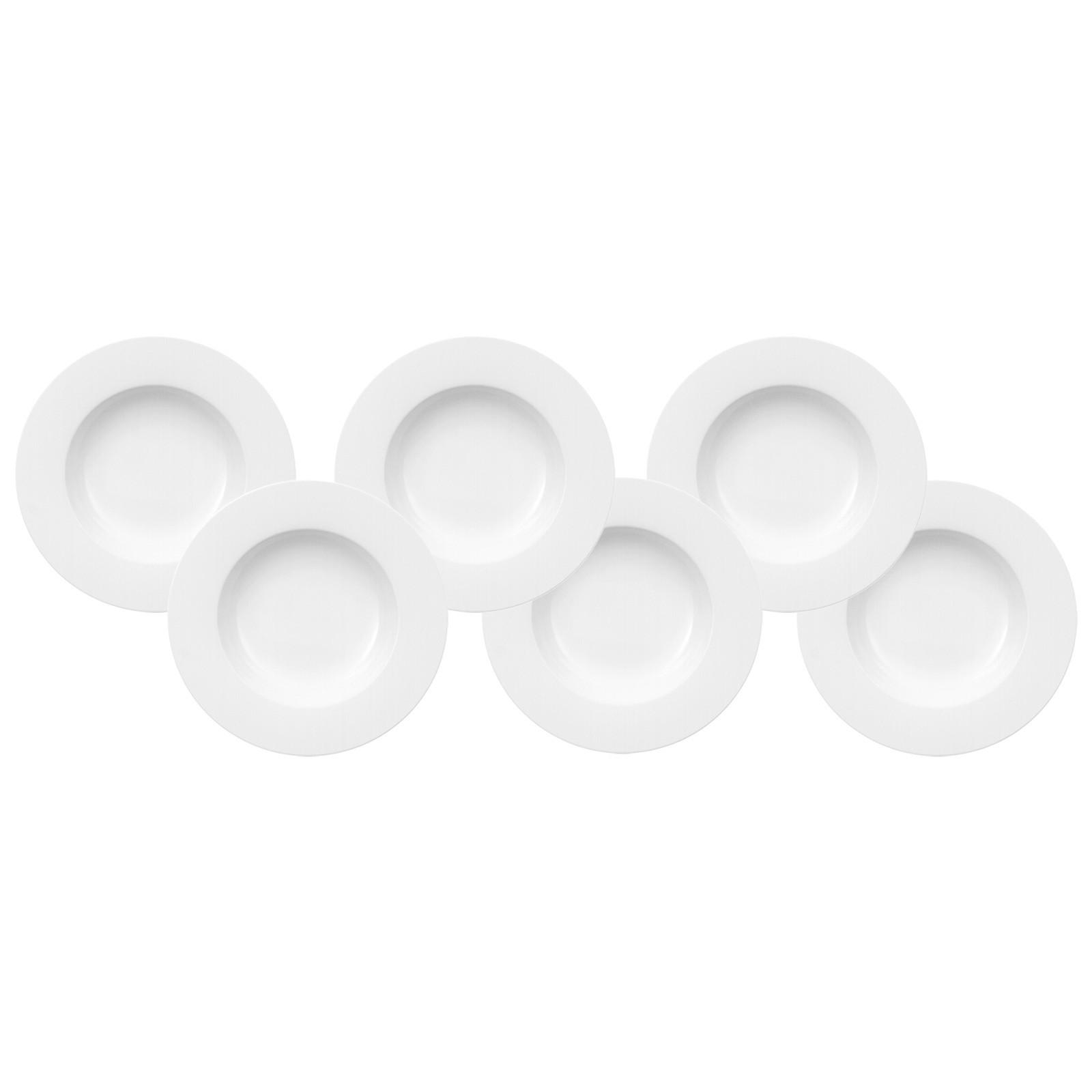 SUPPENTELLER Royal weiß ø 24.0 cm 6er Set - Weiß, Keramik (24cm) - Villeroy & Boch
